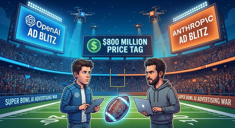 1.27亿人围观：OpenAI和Anthropic在超级碗打起来了