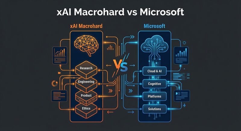 马斯克给新项目取名Macrohard：这是要对微软开嘲讽模式吗？